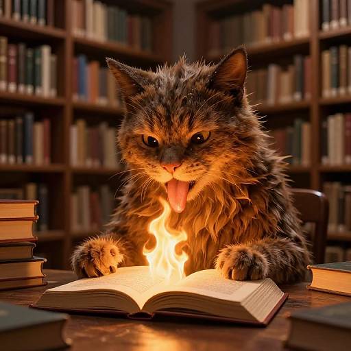 Living Books with Flaming Tongues