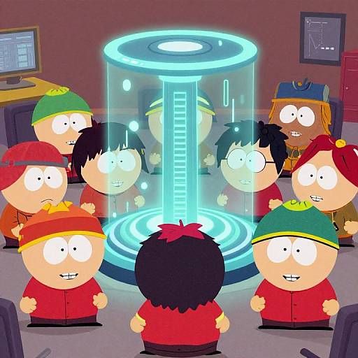 South Park AI Episode Art Mashup