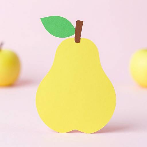 DIY Papercraft Pear Toy