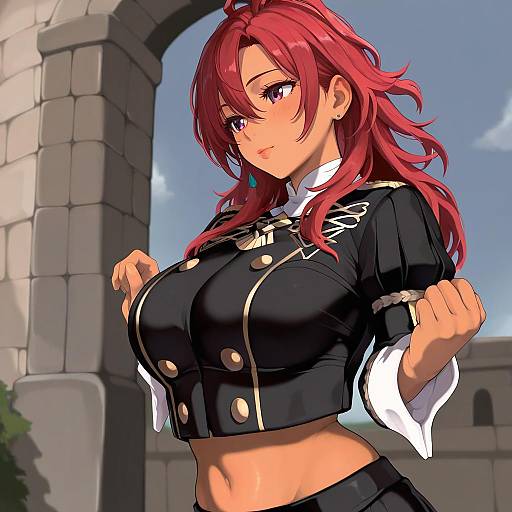 Illustration of Hapi (fire emblem), fire emblem in the style of Mamimi (mamamimi)