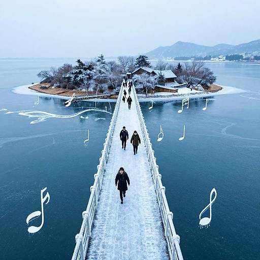 Bridge of Frozen Laughter and Music
