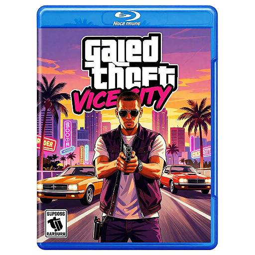 GTA Vice City Bold Comic Art