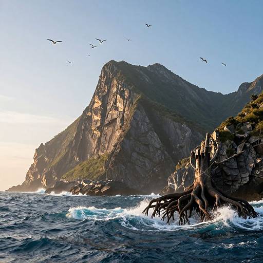 Majestic Ancient Mountains and Freedom