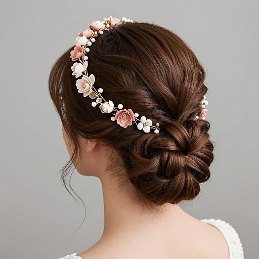 Undone Low Bun Bridal Hairstyles