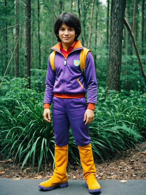 Child in Dora the Explorer Cosplay Costume