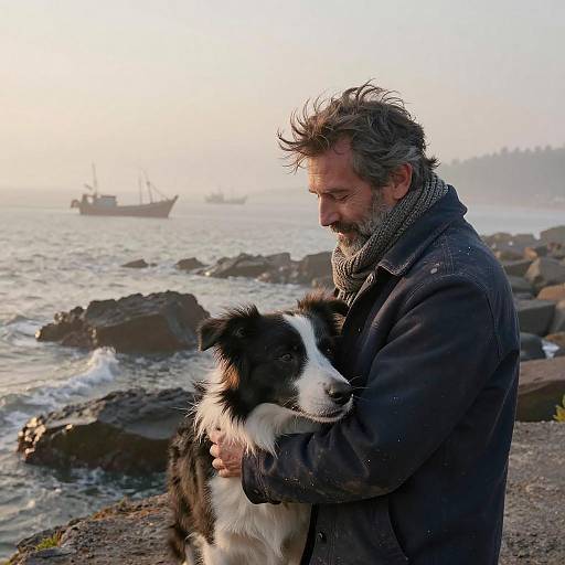 Warm Sunrise Embrace on Coastal Cliffs