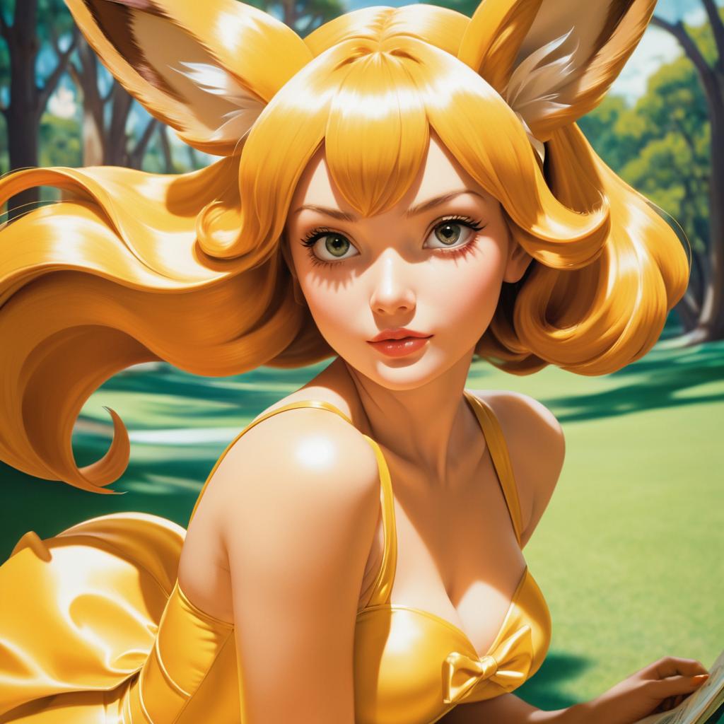 Ultra-Detailed Eevee Humanization Art