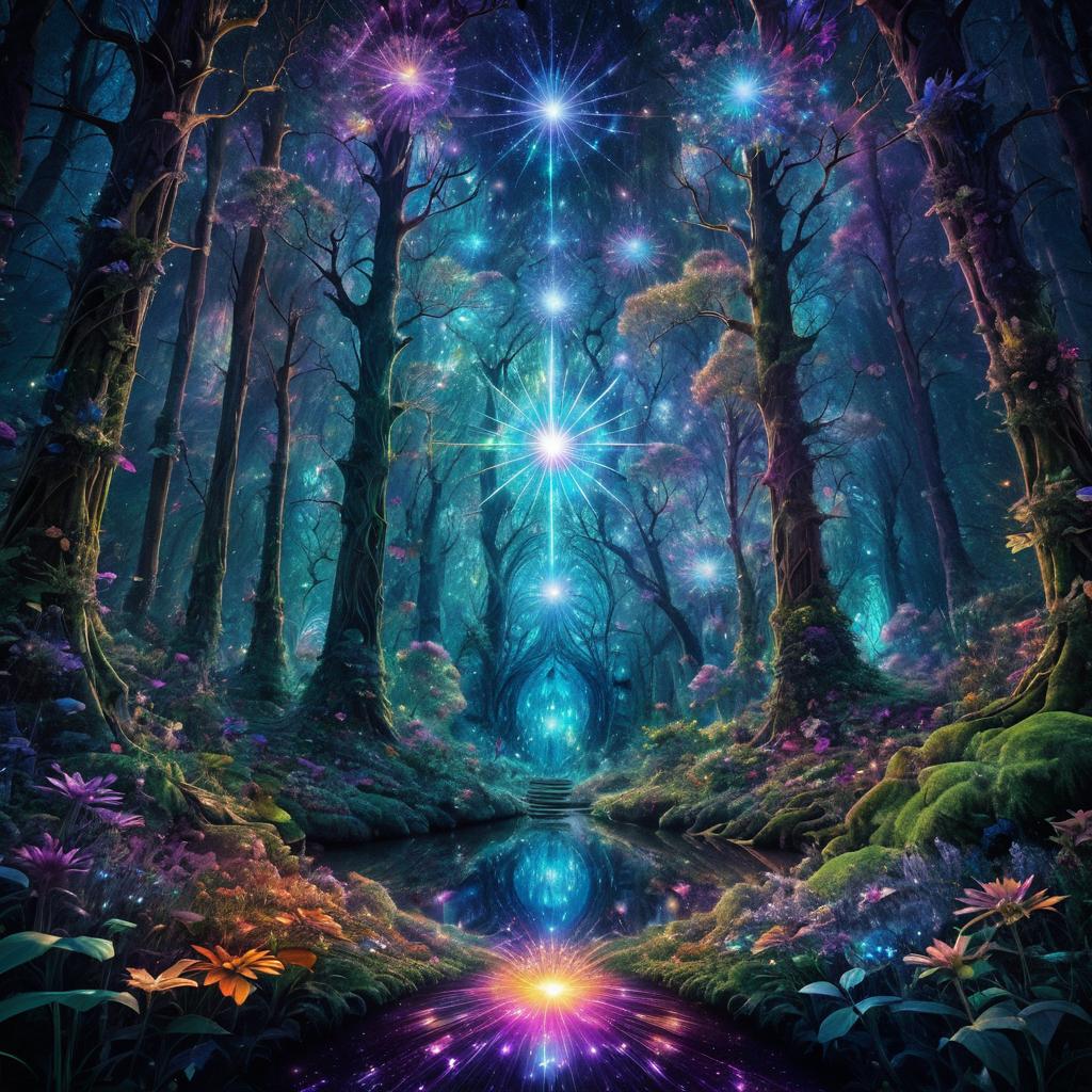 Mystical Forest Flow State Portrait