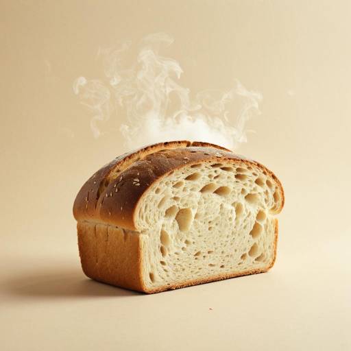 Flat Style Loaf of Bread Illustration