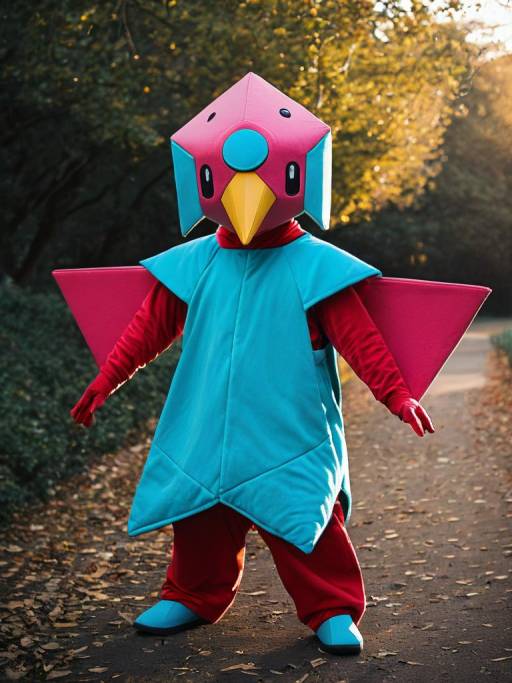 Realistic Porygon-Z Cosplay Photography