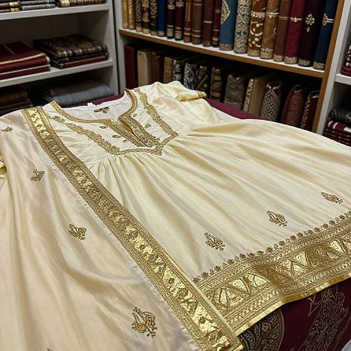 Close-Up of Punjabi Dress Detail