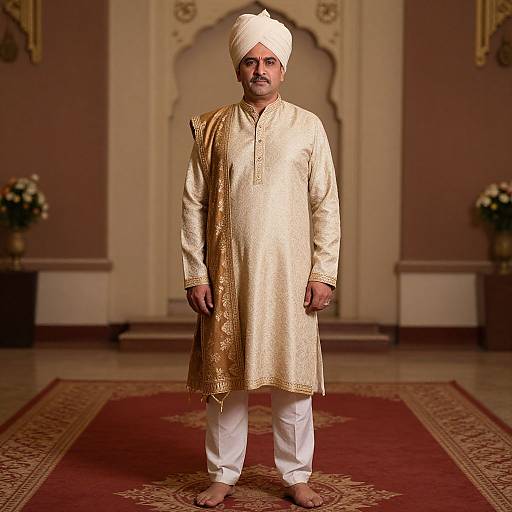 Traditional Indian Attire: Lala Lajpat Rai