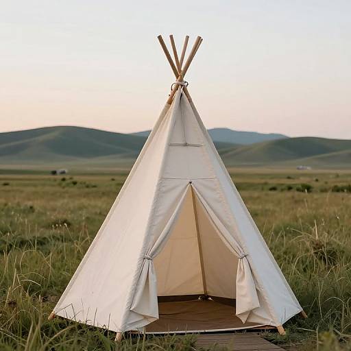 Cozy Chill Teepee Illustration