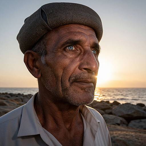 Charismatic Middle Eastern Fisherman Portrait