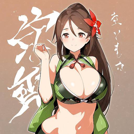 Illustration of Amagi (kancolle), kantai collection in the style of Otoi rekomaru