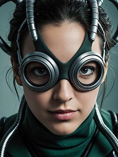 Photorealistic Woman in Doc Ock Costume