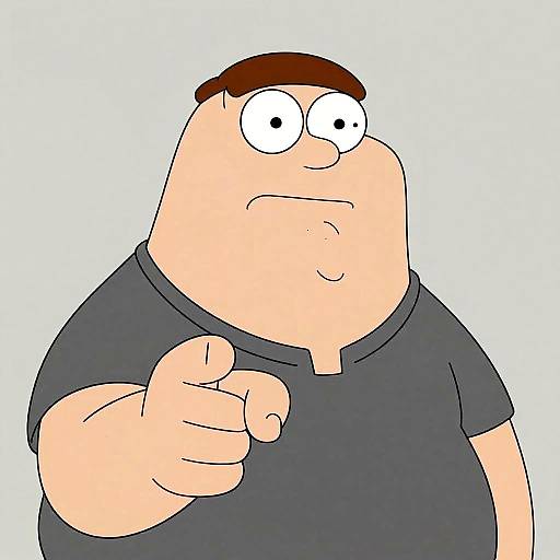 Peter Griffin Pointing Close-Up