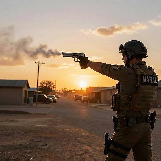US Marshal Desert Showdown Action