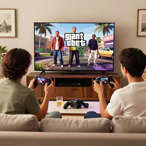 Family Discussing GTA 5 Gameplay