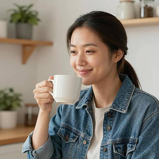 Warm Portrait of Laughter at Home