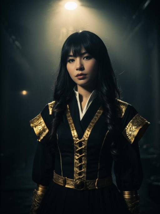 Woman in La Brava cosplay costume
