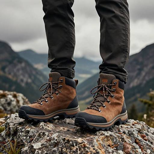 Tom Holland Boots on Rocky Terrain