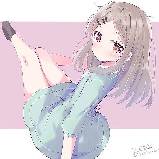 Illustration of Aoba kokona, yama no susume in the style of Hizaka