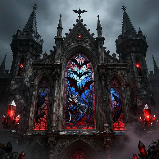 Dark Baroque Vampire Architecture