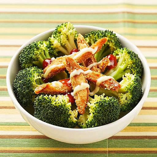 Bright Colorful Mixed Salad Bowl