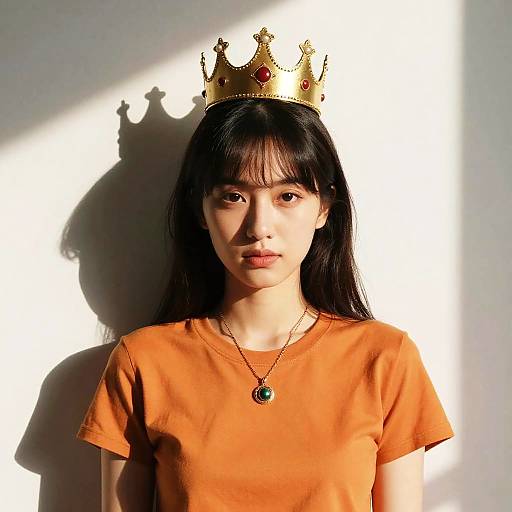 Close-Up Woman in Leela Costume