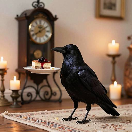 Candlelit Crow with Liver Cake