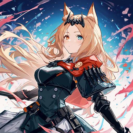 Illustration of Archetto (arknights), arknights in the style of Brat (brabrabrat00)