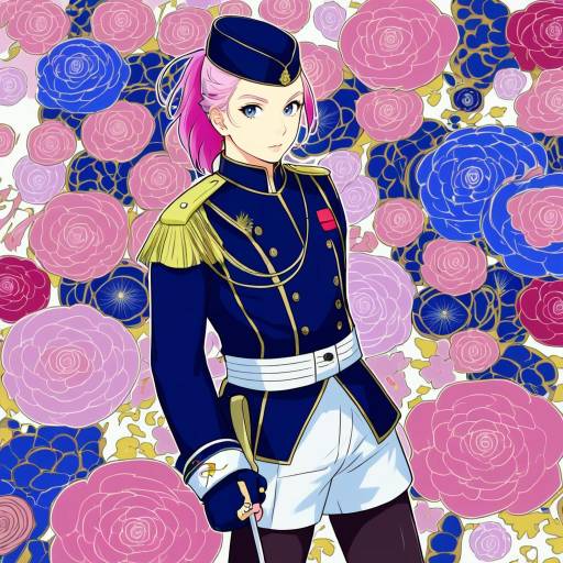 Illustration of Akita toushirou, touken ranbu in the style of Biyon