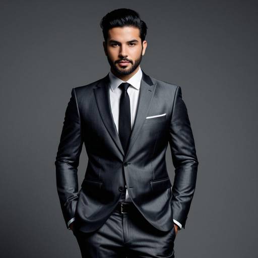 Stylish Man in Clubbing Suit Outfit