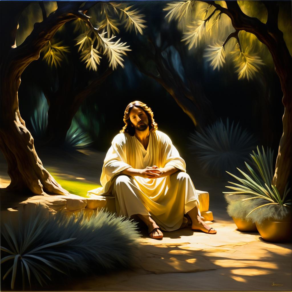 Jesus in Gethsemane: A Sacred Reflection