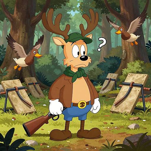 Elmer Fudd's Clueless Forest Mishap