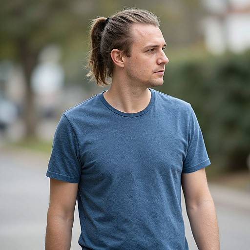 Fit European Man with Faux Hawk