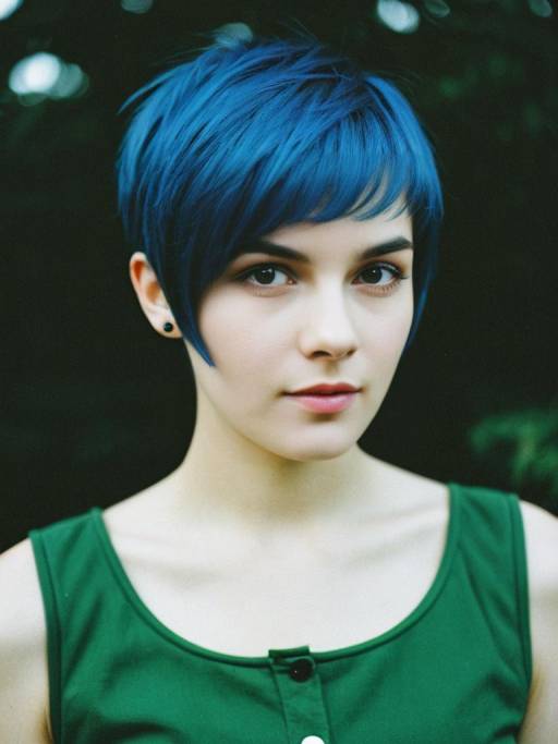 Photorealistic Pixie Cut Cosplay Photography