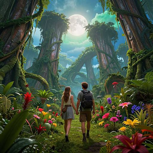 Enchanting Alien Jungle Adventure