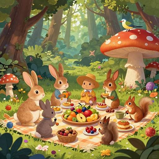 Enchanted Forest Picnic Feast
