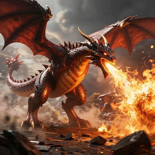 Epic Dragapult Dragon Breath Battle