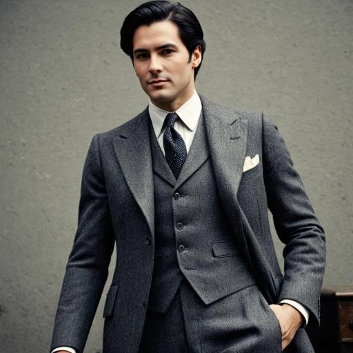 Elegant 20th Century Gentleman in Fashion