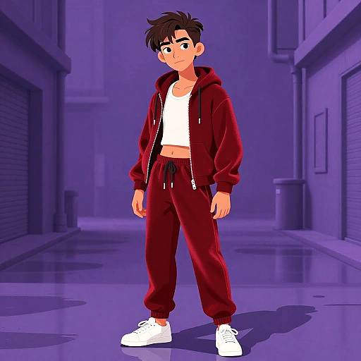 Teen Fashion in Industrial Alley