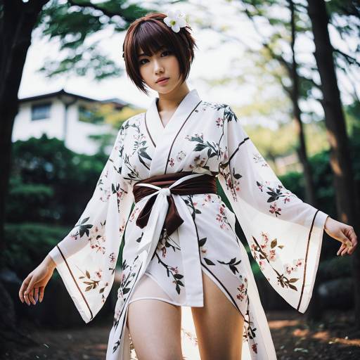 Elegant Mikoto Itsuki Cosplay in Kimono