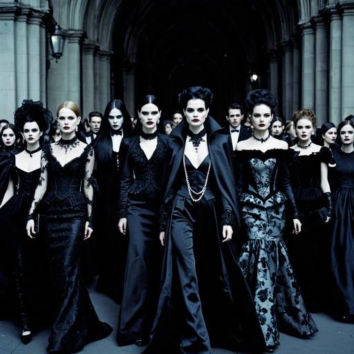 Gothic Vampire Fashion Parade
