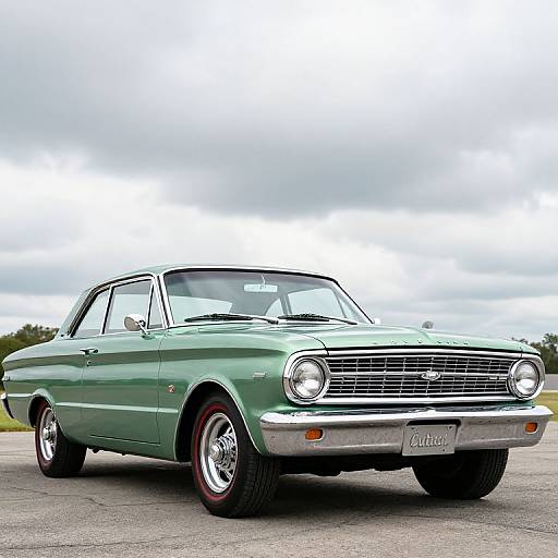 Classic 1965 Green Ford Falcon