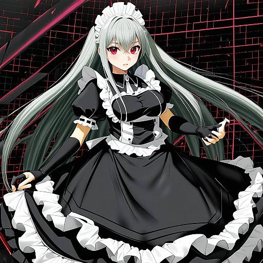 Illustration of Alexandrina sebastiane, zenless zone zero in the style of Nakano maru