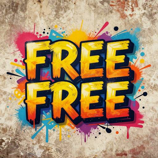 Colorful Graffiti Typography Generator