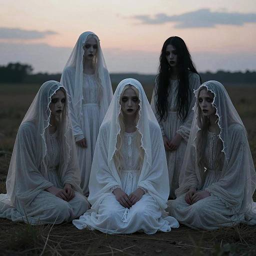 Ethereal Banshees in Dystopian Twilight