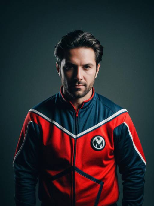 Man in Jersey Costume Portrait